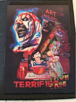 Terrifier 3d poster board 16x12
