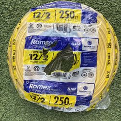 Southwire 250 ft. 12/2 Solid Romex SIMpull CU NM-B W/G Wire