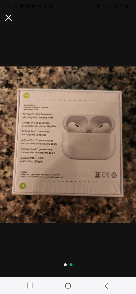 Apple Airpods Pro. 2nd Generation 