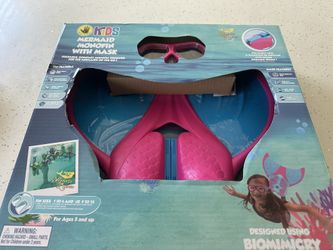 Brand New! Body Glove Mermaid Monofin With Mask