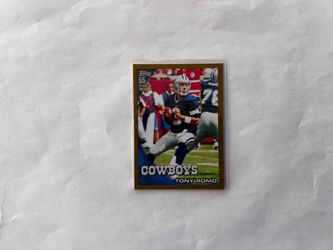 Tony Romo Topps Gold Border. Mint