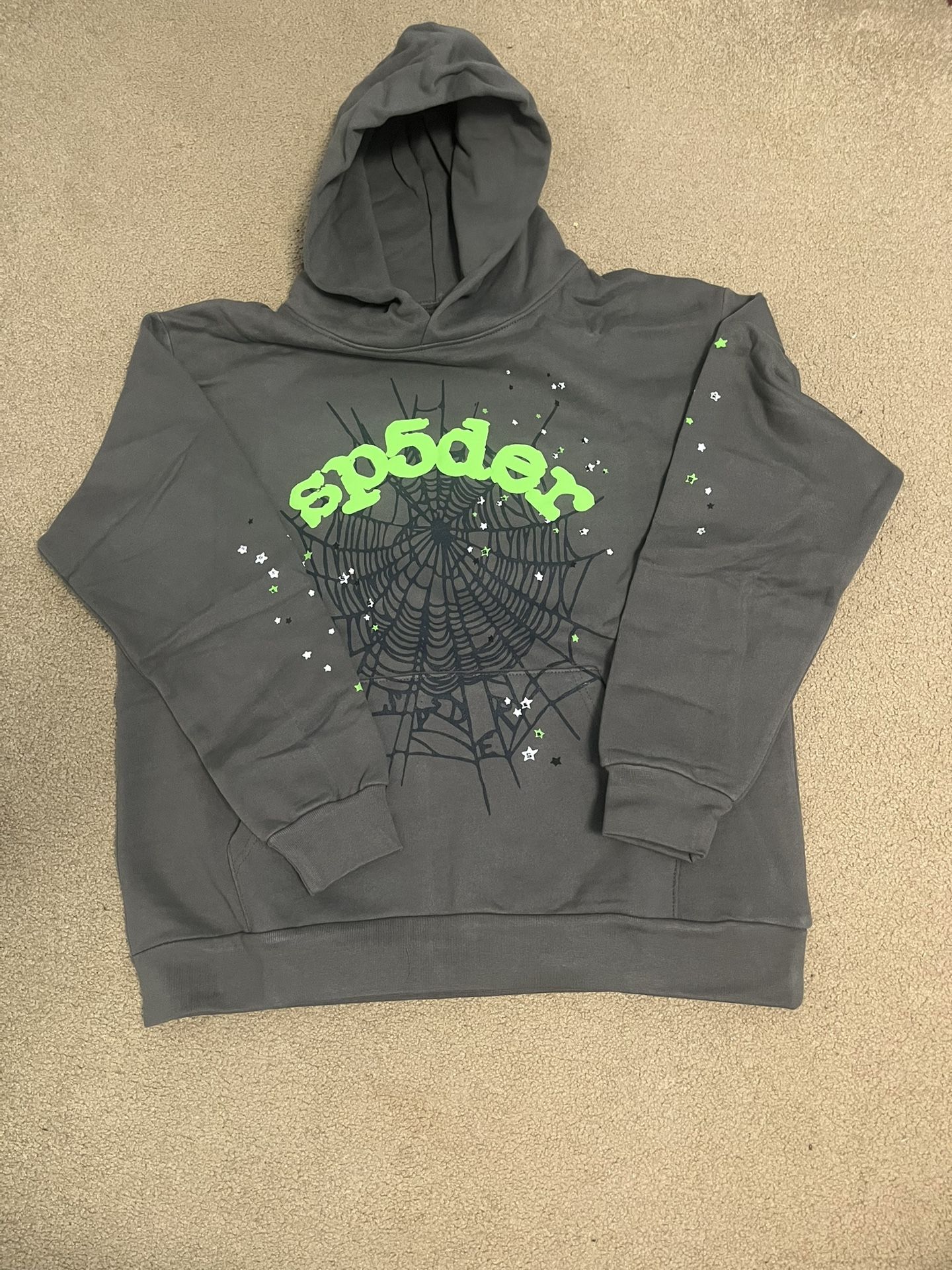 Spider Gray Hoodie