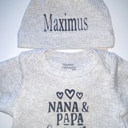 Nana Papa Loves Me , Baby Onesies ,any Sizes 