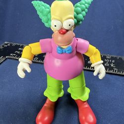 Simpsons Krusty the Clown 5” Figure JAKKS Pacific Action Figure
