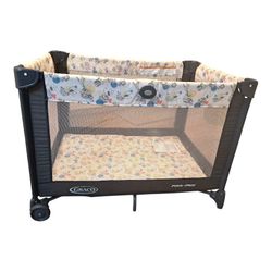 Graco Pack and Play Portable Playard, Push Button Compact Fold, Carnival