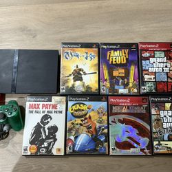 PLAYSTATION 2 PS2 SLIM BUNDLE TESTED AND WORKING