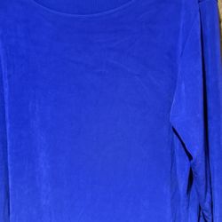 Chicos Private Edition Slinky Travel Top Purple Size 3 