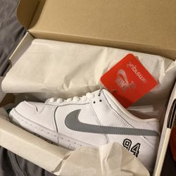 Nike Sb Dunk Low Supreme 94 White