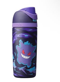 Owala Pokemon Gengar Water Bottle Purple 16 Oz