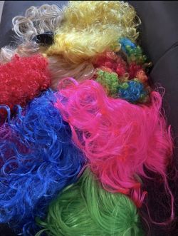 Mix colored Bundle wigs 11 pcs used