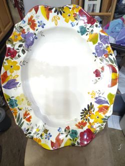 Pioneer Women Large Floral platter