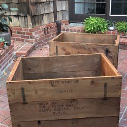 2 Vintage LA Tobacco Crates
