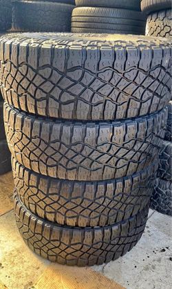 325 65 18 Goodyear I sell this Seth of tires with 80% life the 4