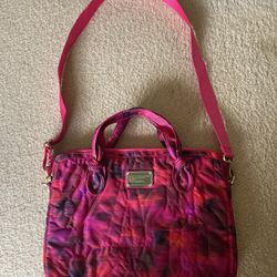 *Marc By Marc Jacobs Laptop Bag Limited Edition Magenta Red Pattern*