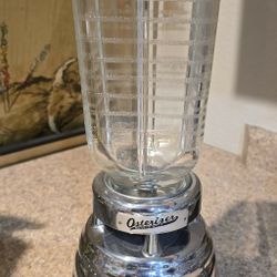 Vintage 1950s Beehive Atomic Blender Osterizer Chrome Beast MCM 
