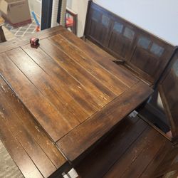 Kitchen Breakfast Table Small Corner 67” By 52 1/2 24”Tall