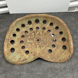 Old Metal Tractor Seat