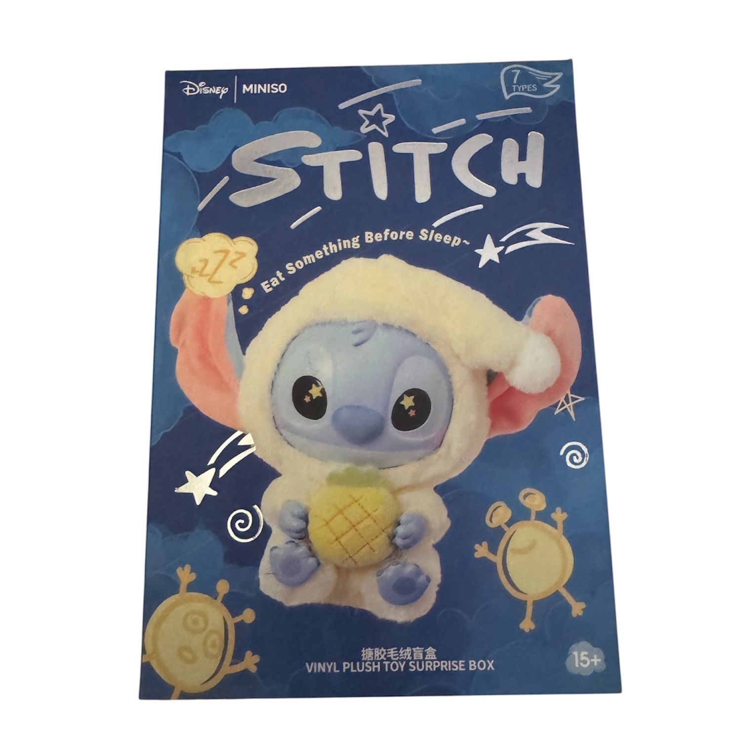 Authentic Miniso / Disney stitch eat something before sleep single blind boxes