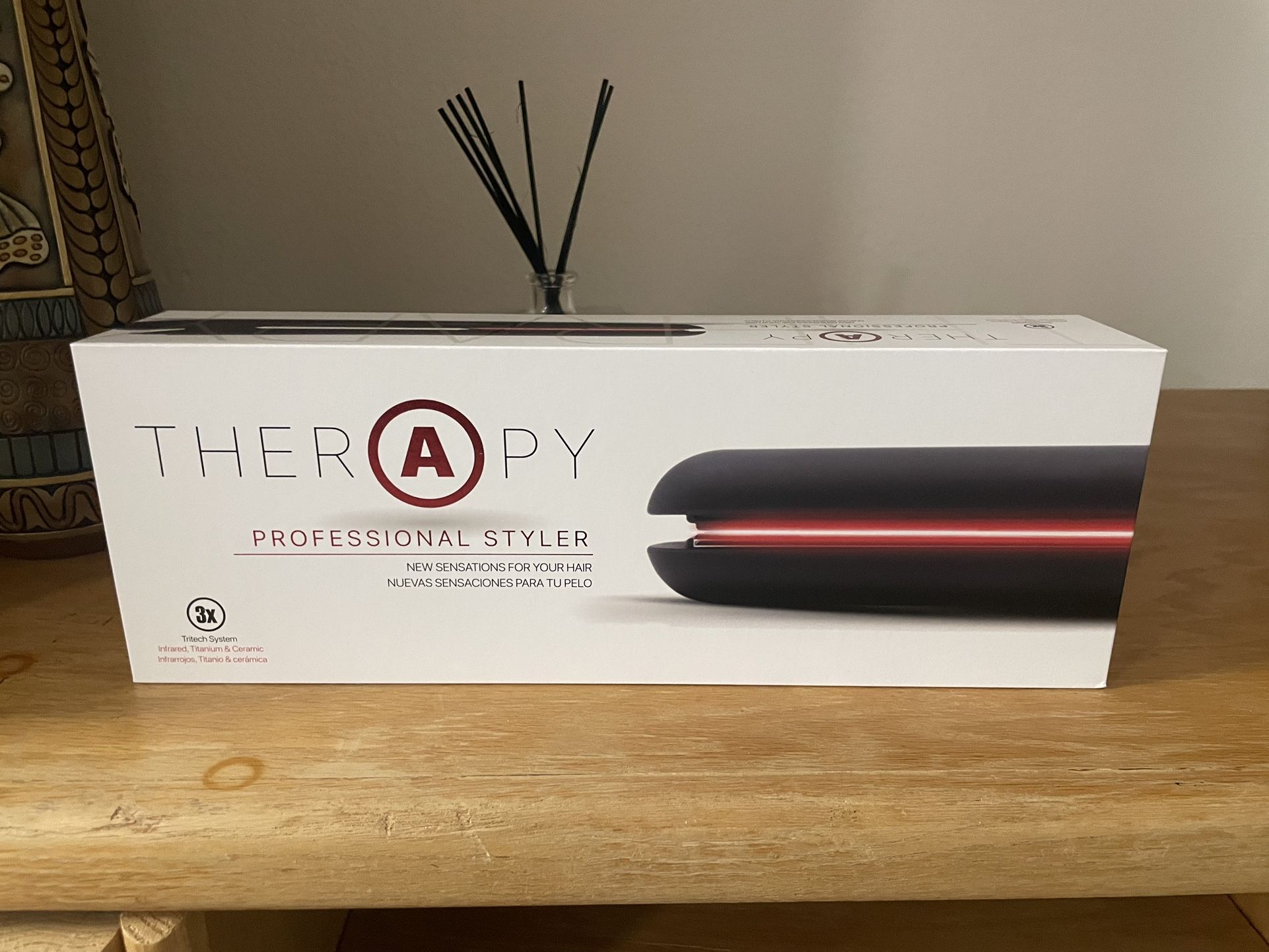 Therapy Planchas Nuevas Para El Cabello Therapy Professional Styler  (plancha De Cerámica Para El Cabello)