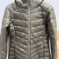 Stone Green Columbia OMNI-HEAT GOLD Hoodie Jacket