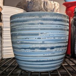 Blue Plant Pot / maceta azul