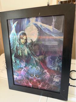 3D Lenticular Holographic Image framed