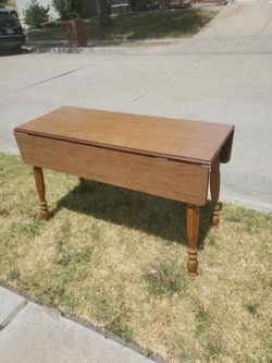 Wooden Drop-Leaf Dining Table