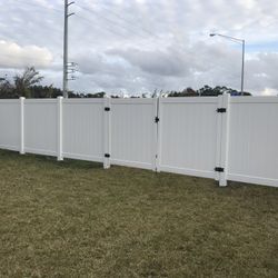 PVC $ 30 a foot material and installation