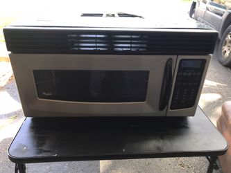 Over range microwave