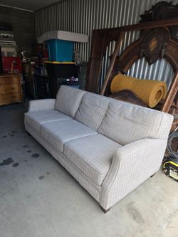 Fabric Couch Gray