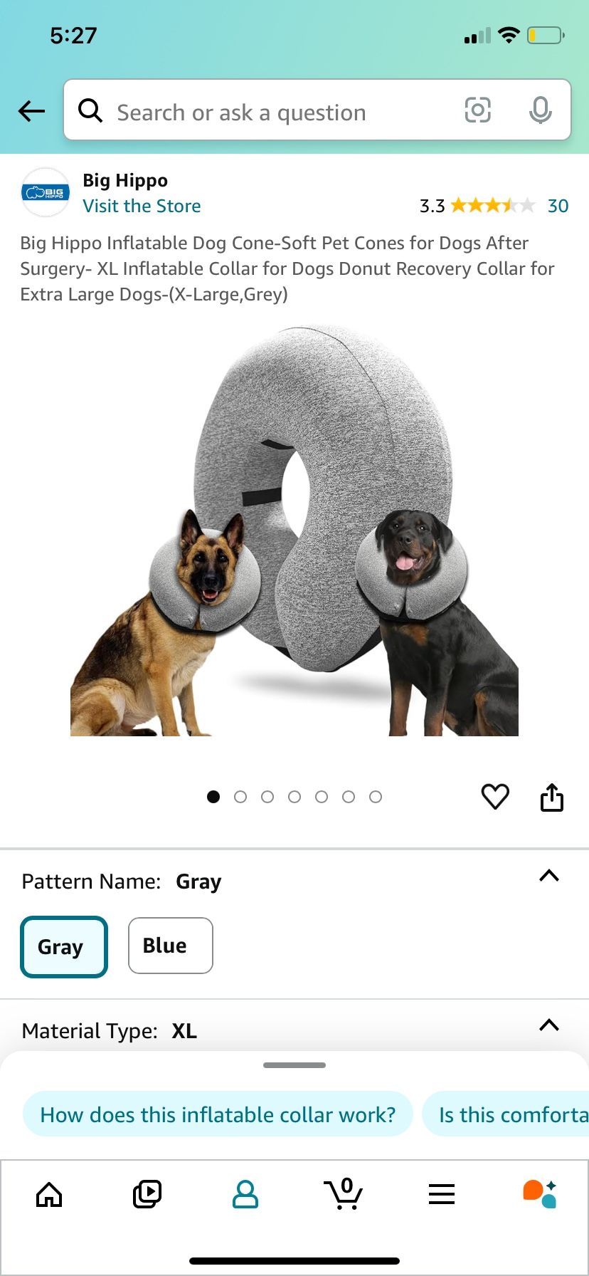Inflatable Dog Cone