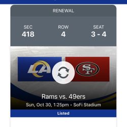 Rams Tickets For Sale 2022 Season