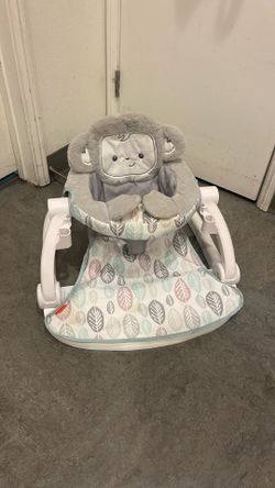 Fisher-Price SnugaMonkey Sit-Me-Up Floor Seat.