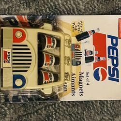 New In Package Vintage 1995 Pepsi Bottle Magnet 