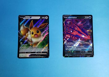Eevee V SWSH065 & Eternatus V 116/189