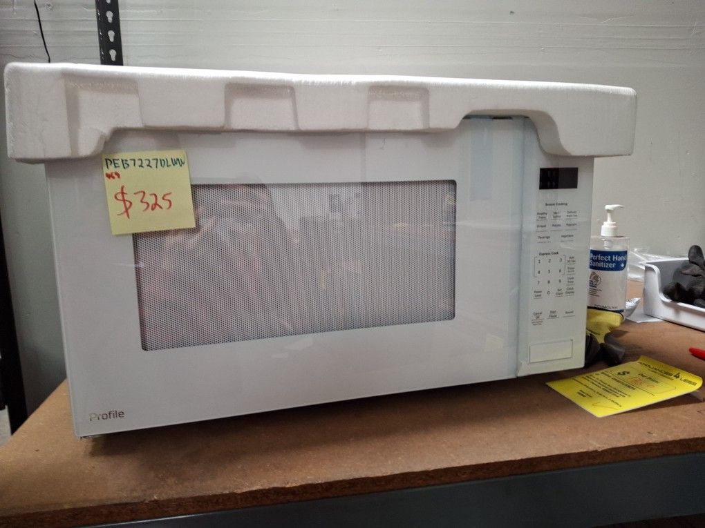 GE Profile Built-in Microwave In White