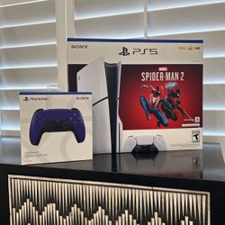 Ps5 Slim Spider Man 2 Bundle Extra Controller