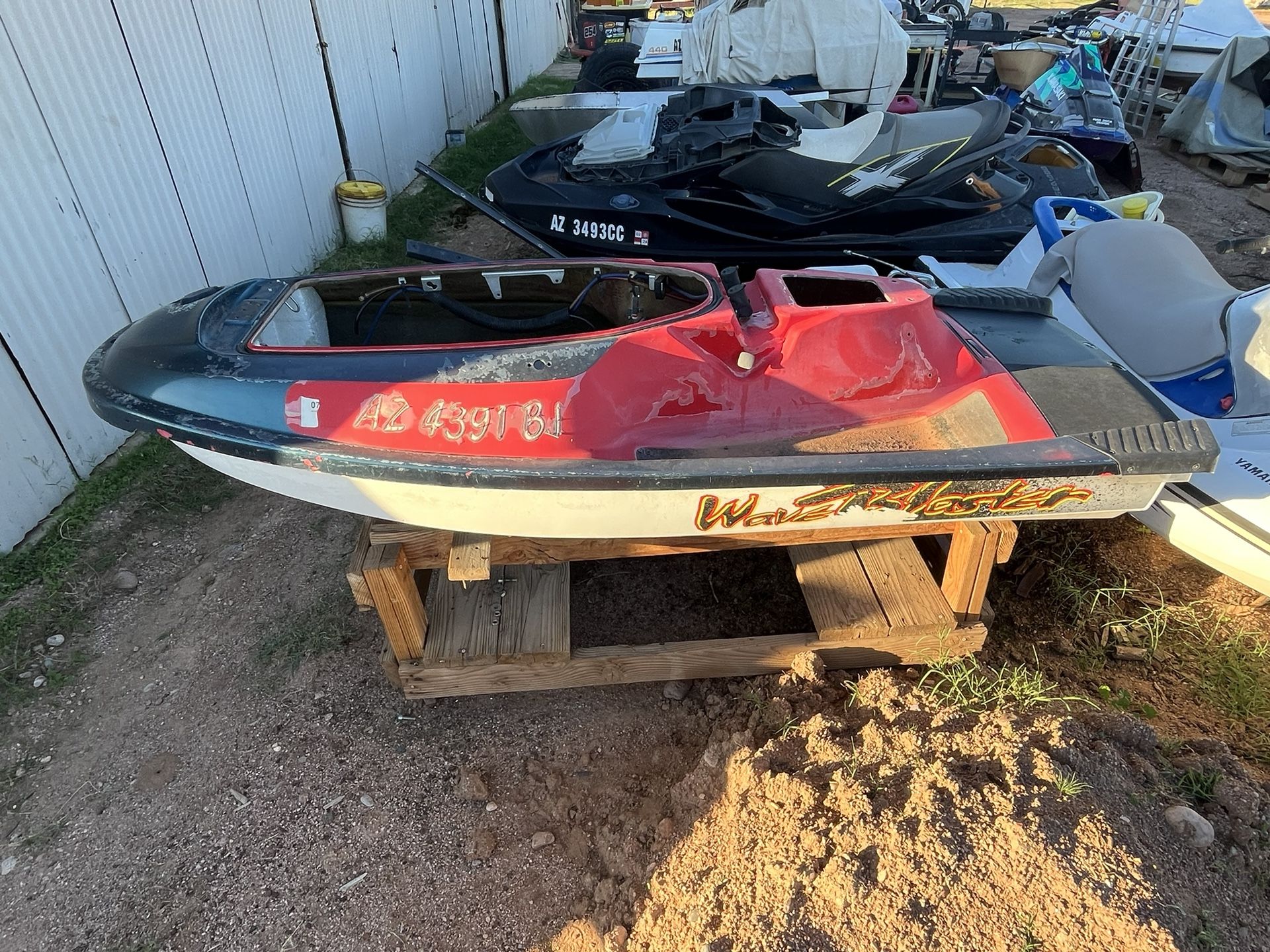 Yamaha Wave blaster hull with registration