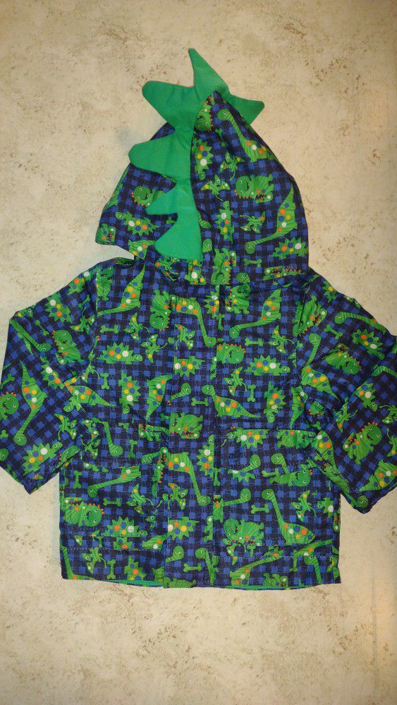 Dinosaur Raincoat Size 2t