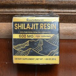 Winvita Naturals Shilajit Resin - New!