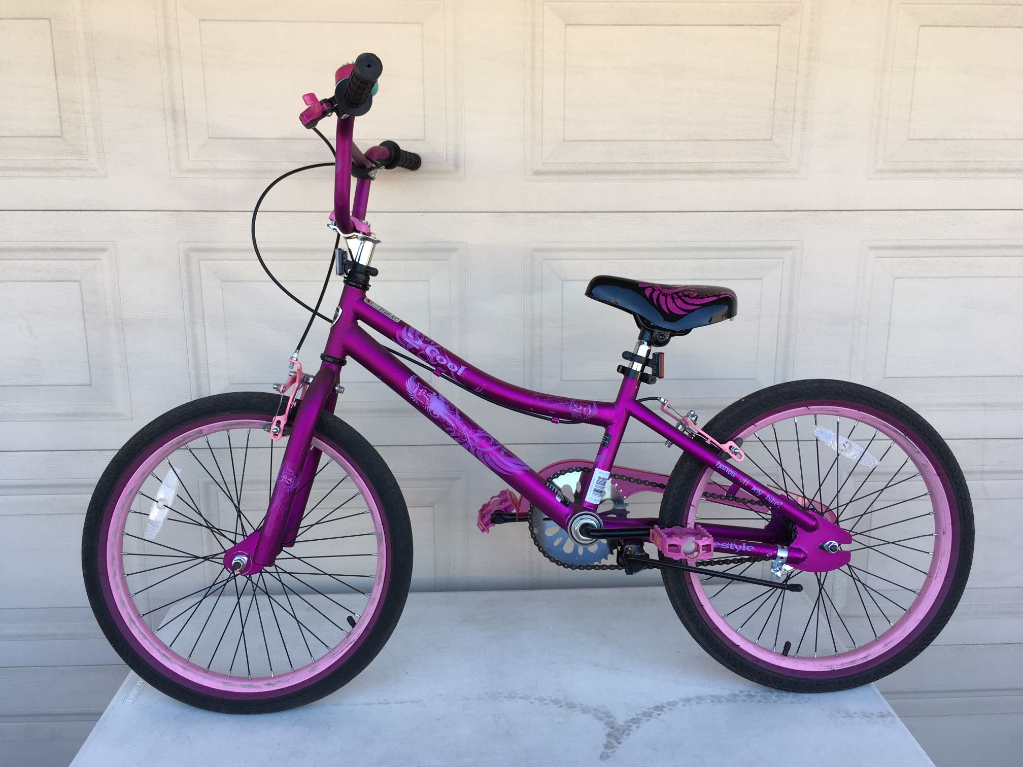 Girl’s / Kids Kent BMX Style Bicycle Purple Nice Condition