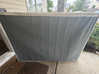 Metal frame full box spring