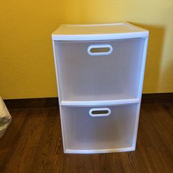 Sterilite Plastic 2 Drawer Storage