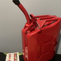 New Red JERRY 20L/5.3 Us gallons Pickup In Chicago $40