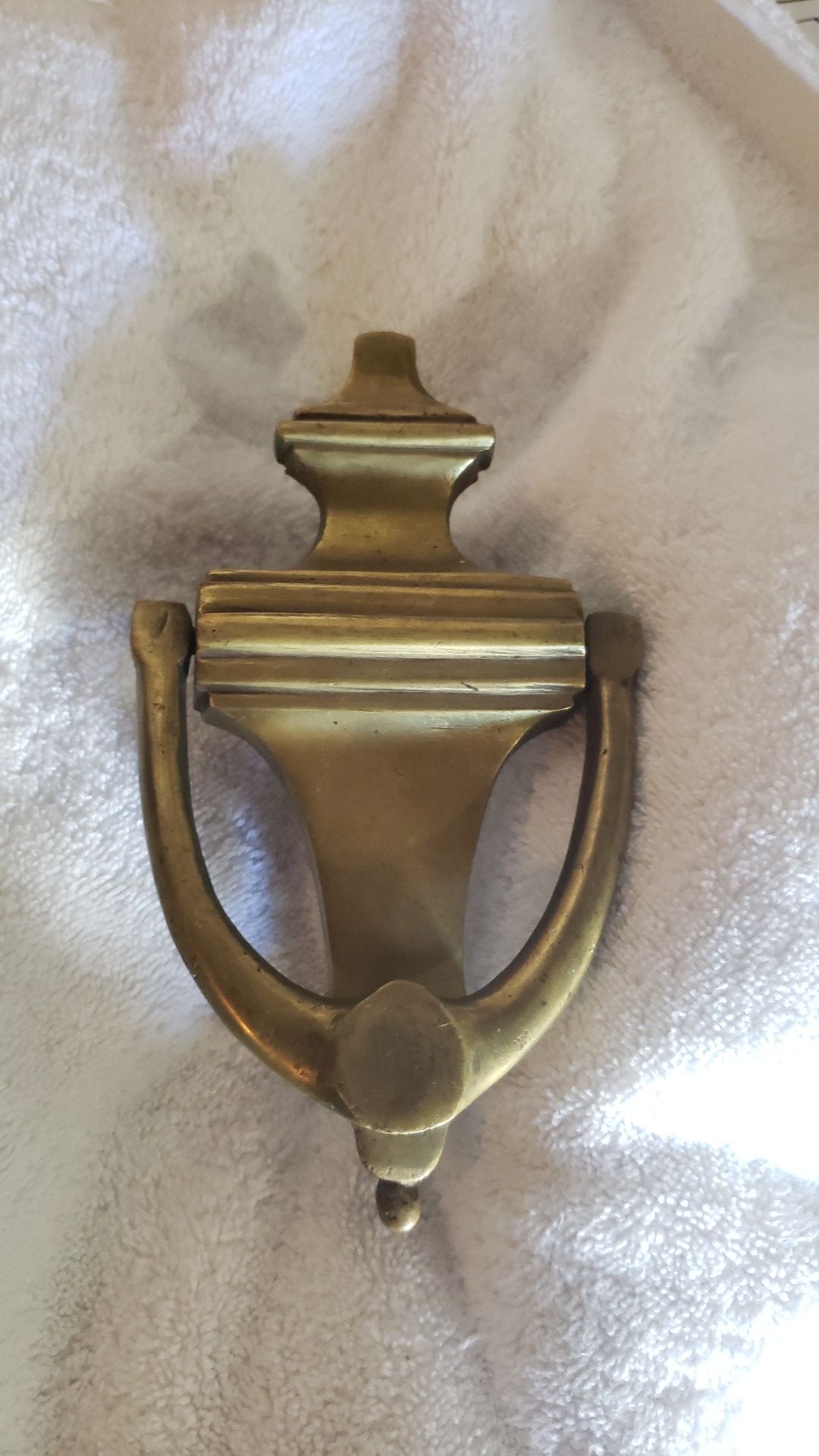 VINTAGE BRASS DOOR KNOCKER