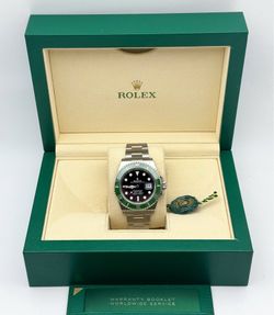 Rolex Submariner Date 41mm 126610LV Black Dial Stainless Steel Oyster Bracelet Green Ceramic Bezel Starbucks Watch Box Tag