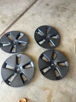 Tesla hubcaps