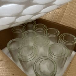 33 Piece Glass Vase Set