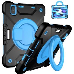 Case for iPad Mini 6 8.3 Inch 2021,[PC+Silicone] [360 Rotating Foldable Stand] 