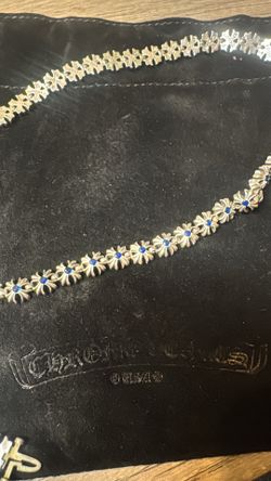 Chrome Hearts Sapphire Necklace 19 Inches